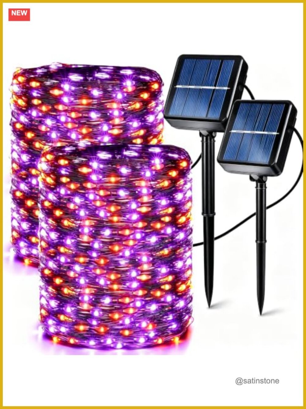 Solar Halloween String Lights 240 LED 8 Modes Waterproof 78.74ft